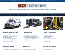 Tablet Screenshot of medprous.com